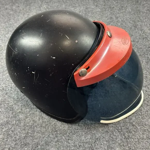 Vintage 1960's Kangol Spacemaster Helmet Size 2 W/ Bell Visor Bubble Shield RARE - Picture 4 of 15
